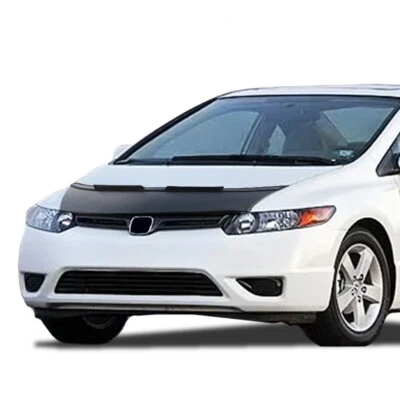 Black Car Bonnet Hood Bra For Honda Civic 2006-2011 Protector Mask Cover - Image 1 of 4