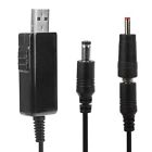 USB To DC Booster Cable Power Bank Router Cord 5V To 9V 12V Spare Accessory ✲