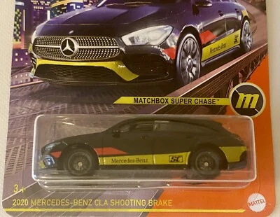MATCHBOX 2023 - MERCEDES BENZ CLA SHOOTING BRAKE [BLACK] SUPER CHASE LONG CARD  - Image 1 of 4