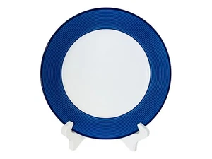 VTG Pagnossin Treviso Italy PGN78 Blue Ribbed Rim 12.25” Chop Plate Platter VGC - Picture 1 of 7