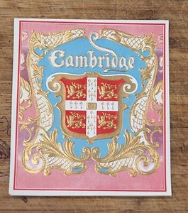 ADVERTISING Label Cigar Outter Cambridge - Picture 1 of 1