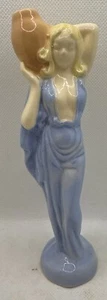 METLOX ART DECO COLORFUL LADY WATER BEARER SIGNED AND MINT! WOW! - Picture 1 of 8