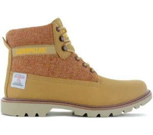 CAT Caterpillar Colorado 2.0 Harris Tweed Boots P111326 Leder Stiefel Amber Gold - Bild 1 von 6
