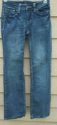 Cowgirl Up Womans Jeans Play In The Dirt- Don’t Fence Me In Size 4 (29X34) - Image 1 of 4