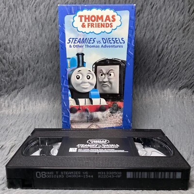 Thomas the Tank Engine & Friends Steamies vs Diesels VHS 2004 Video Tape Train - Image 1 of 4