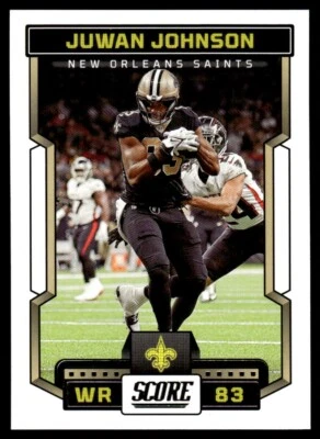 2023 Score Juwan Johnson New Orleans Saints #56 - Image 1 of 2