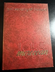 Vintage University of Tamp Yearbook 1955 Tampa Florida The Moroccan Memories - Picture 1 of 7