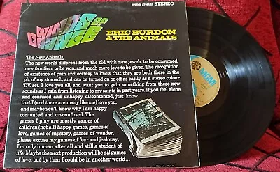 ERIC BURDON & THE ANIMALS ** Winds Of Change ** 1980 SPAIN REISSUE LP - Image 1 of 4