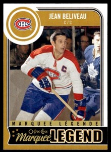 2014-15 O PEE CHEE MARQUEE LEGEND RETRO Jean Beliveau Montreal Canadiens #579