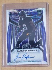 2023 Leaf Metal Football Autos /10 Or Less- Pick Player/School (Discounts -READ)