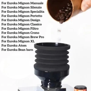 Tramoggia per lattina con soffietto in silicone e coperchio in alluminio per Eureka MMG/Atom/Manuale - Foto 1 di 7
