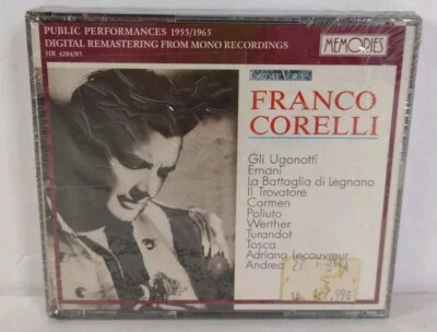 Franco Corelli, Great Voices. Live 1955/65. 2 CDs. Verdi Puccini Meyerbeer etc. - Image 1 of 4
