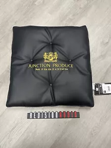 Junction Produce Missions Blk/Gold leather seat cushion genuine Authorize Dealer - Bild 1 von 8