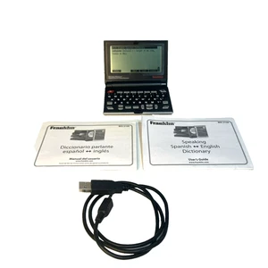 Franklin Merriam-Webster BES-2100N Spanisch-Englisch Wörterbuch & Benutzerhandbücher USB  - Bild 1 von 12