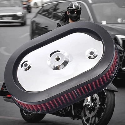 For Harley M8 18-25 Softail FatBoy Breakout Red Ventilator Air Cleaner Breather - Image 1 of 4