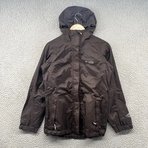Columbia Titanium Rain Jacket Womens Small Brown Waterproof Shell Hooded Coat - Picture 1 of 14