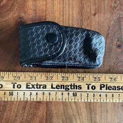 Vintage Uncle Mike's Sidekick Basketweave Mag Pouch Holster - Image 1 of 4