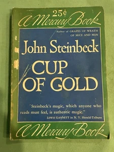 John Steinbeck - CUP OF GOLD -  1939, 1st American Mercury edition Paperback - Picture 1 of 15