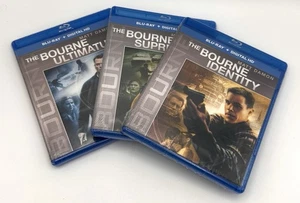 Blu-Ray Digital HD - Bourne Trilogy - Identity Supremacy & Ultimatum - Sealed - Picture 1 of 3