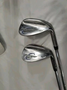 PURE SPIN DIAMOND FACE WEDGES G-48°, SW TUNGSTEN SOLE 56° R STEEL SUPER GRIPS - Picture 1 of 7