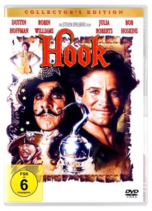 Hook (DVD) Dustin Hoffman Robin Williams Julia Roberts Bob Hoskins Maggie Smith - Picture 1 of 4