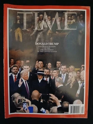 Time Magazine February 10, 2025, Donald Trump Inauguration Issue 47th President - Image 1 of 3