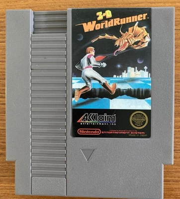 NES ~ 3D WORLDRUNNER ~ Nintendo Game 5 Screw NES-WO-USA Game Cart Only NTSC - Image 1 of 4