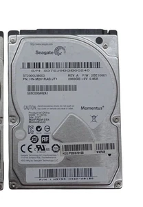 HARD DISK ST2000LM003 SEAGATE 2TB 2.5" SATA 5400RPM LAPTOP PC SERVER NAS PS4 - Zdjęcie 1 z 2