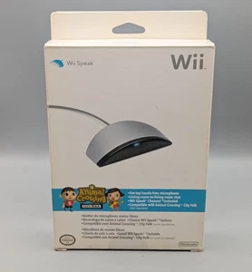New Nintendo Wii Speak Hands Free Microphone (Animal Crossing City Folk) Sealed - Picture 1 of 4
