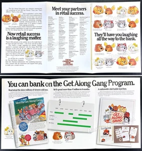The GET ALONG GANG - Original 1984 Trade AD / 6pg. promo _ TCFC _ Tomy _ Cannon - Bild 1 von 4