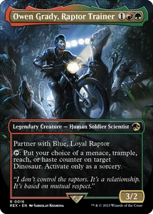 MTG  Owen Grady, Raptor Trainer -  REX / 0016 - - Picture 1 of 2