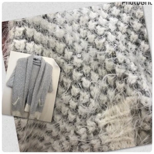 XOXO Womens XL Open Front Cape Sweater Knit Eyelash Short Sleeve Pockets NWOT - Picture 1 of 11