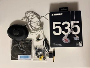 SHURE SE535-CL-A Sound Isolating In-Ear Headphones Clear From Japan - Picture 1 of 7