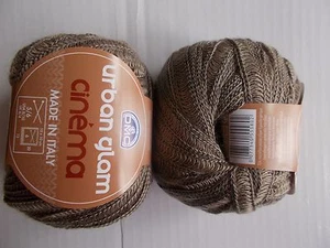 DMC Urban Glam Cinema Wollmischung Bändchengarn, hellbraun, Menge 2 (je 49 Yards) - Bild 1 von 3