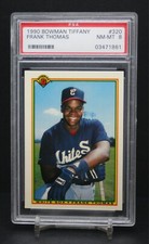 Frank Thomas 1990 Bowman Tiffany #320 RC Rookie PSA 8 NM-MT