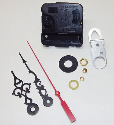 Takane MVT7160A Clock Movement Quartz Battery Short Shaft 1/4" Thick Dial