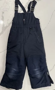 Lands End Kids Snowpants 4 Boys Girls Blue - Picture 1 of 3