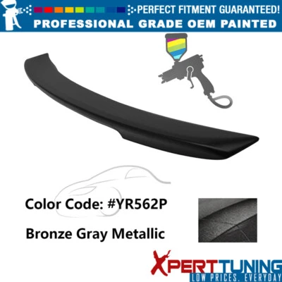 Fits 06-07 Honda Accord OE Style Rear Trunk Spoiler ABS Bronze Gray Metallic Foto 1 de 3