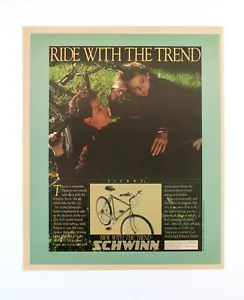 1987 Schwinn Bike Print Ad - 80s Bicycle Ride Trend - Picture 1 of 2