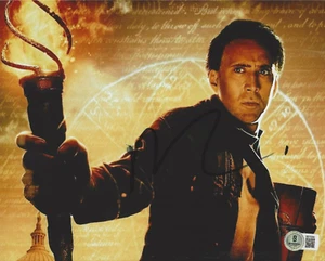 FOTO DE PELÍCULA 8x10 firmada por Nicolas Cage BECKETT BAS CERTIFICADO DE AUTENTICIDAD - Imagen 1 de 3