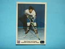 1972/73 ROYAL BANK LEO'S LEADERS VANCOUVER CANUCKS PHOTO DENNIS KEARNS SHARP+