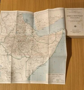 Guida dell'Africa Orientale Italiana 1938 1a Edizione Con Cartina Geografica - Foto 1 di 6