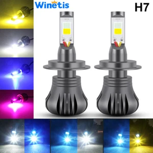 Switchback Strobe Flash LED Fog Driving Light Lamp Bulbs DRL H7 Conversion Kit - Picture 1 of 13