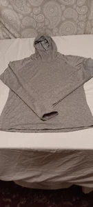 NIKE Dri Fit Hoodie Womens M Nike Running Gray # 685818- 065, Poly Spandex - EUC - Picture 1 of 16