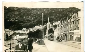 Norwegen Norge Bergen - Sandviken Straßenbahn Alte Echt Foto Postkarte - Bild 1 von 3