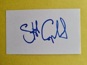 Stewart Copeland   The Police  Drummer   Signed 3x5   No Inscription!