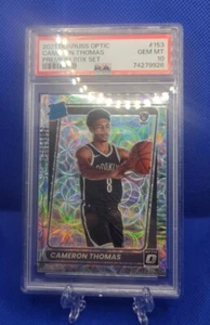2021-22 Donruss Optic Cameron Thomas Rookie Premium Scope Prizm /249 PSA 10 Q36 - Bild 1 von 5