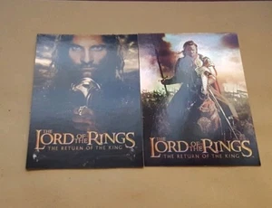 LOTR - THE RETURN OF THE KING - BOX TOPPER 2 CARD SET (HOLOFOIL) NM - Picture 1 of 2