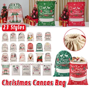 Large Christmas Sacks Jumbo Large Santa Gift Sack Bag Gifts Stocking Present Bag - Picture 1 of 37
