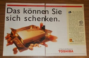 Seltene Werbung TOSHIBA SATELLITE 110CS 200CDS Laptops Portable Computer #2 1996 - Picture 1 of 1